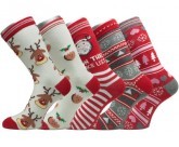 Dámské ponožky vánoční