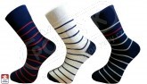 Ponožky pánské PONDY.CZ luxusní designové PRUHY 39-49
