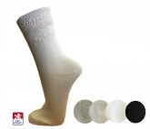 Dámské ponožky PONDY.CZ vycházkové ozdobný lem 37-41