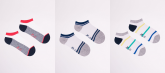 Snížené ponožky vzorované 35-38