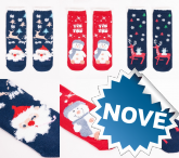 Dětské vzorované vánoční ponožky 